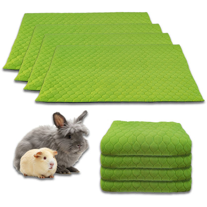 Bulk Discount: Fleece Cage Liners for Guinea Pig and Bunny with a Removal Fleece Tunnel Blanket - Perfect Bedding for Indoor Cages and C&C - Absorbent and Waterproof - Available in various colors and sizes