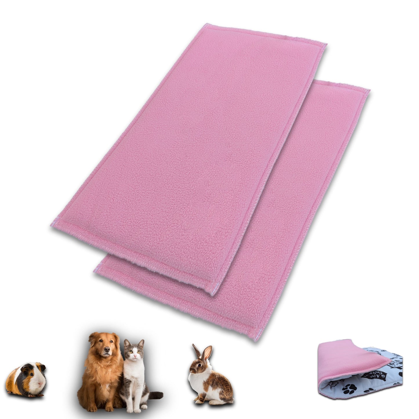 Bulk Discount: Fleece Playgrounds for Guinea Pig and Bunny - All in One, it's a Blanket, a Giant Tunnel, a House, a Cushion and a Bed - Available in multilples colors and sizes