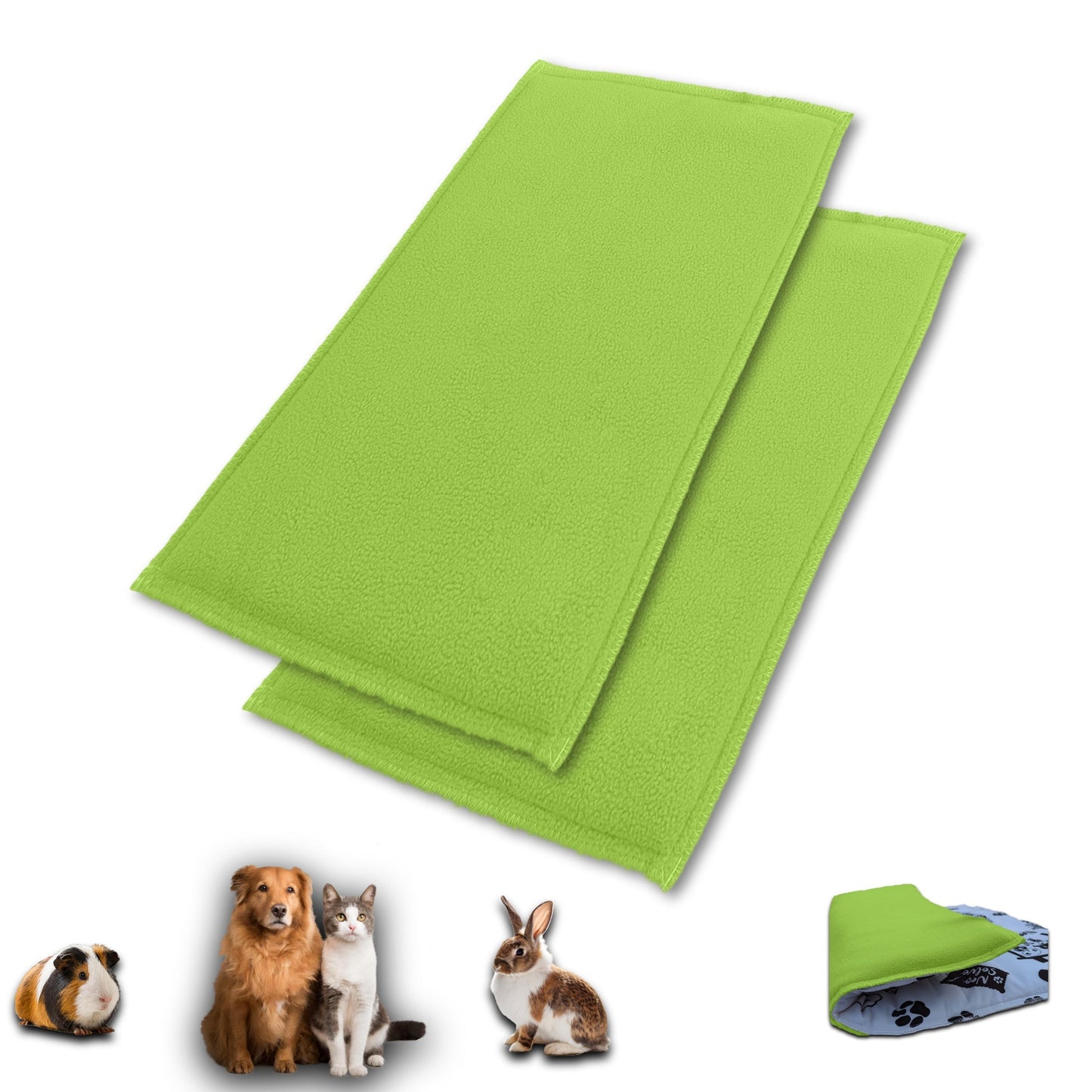 Bulk Discount: Fleece Playgrounds for Guinea Pig and Bunny - All in One, it's a Blanket, a Giant Tunnel, a House, a Cushion and a Bed - Available in multilples colors and sizes