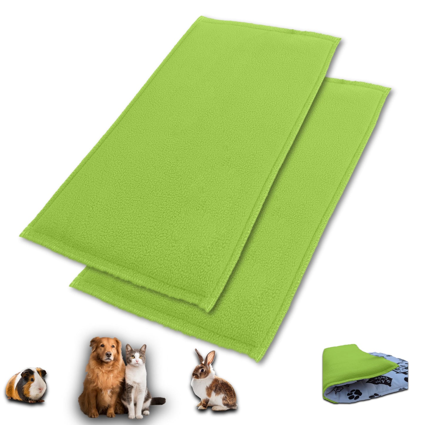 Bulk Discount: Fleece Playgrounds for Guinea Pig and Bunny - All in One, it's a Blanket, a Giant Tunnel, a House, a Cushion and a Bed - Available in multilples colors and sizes