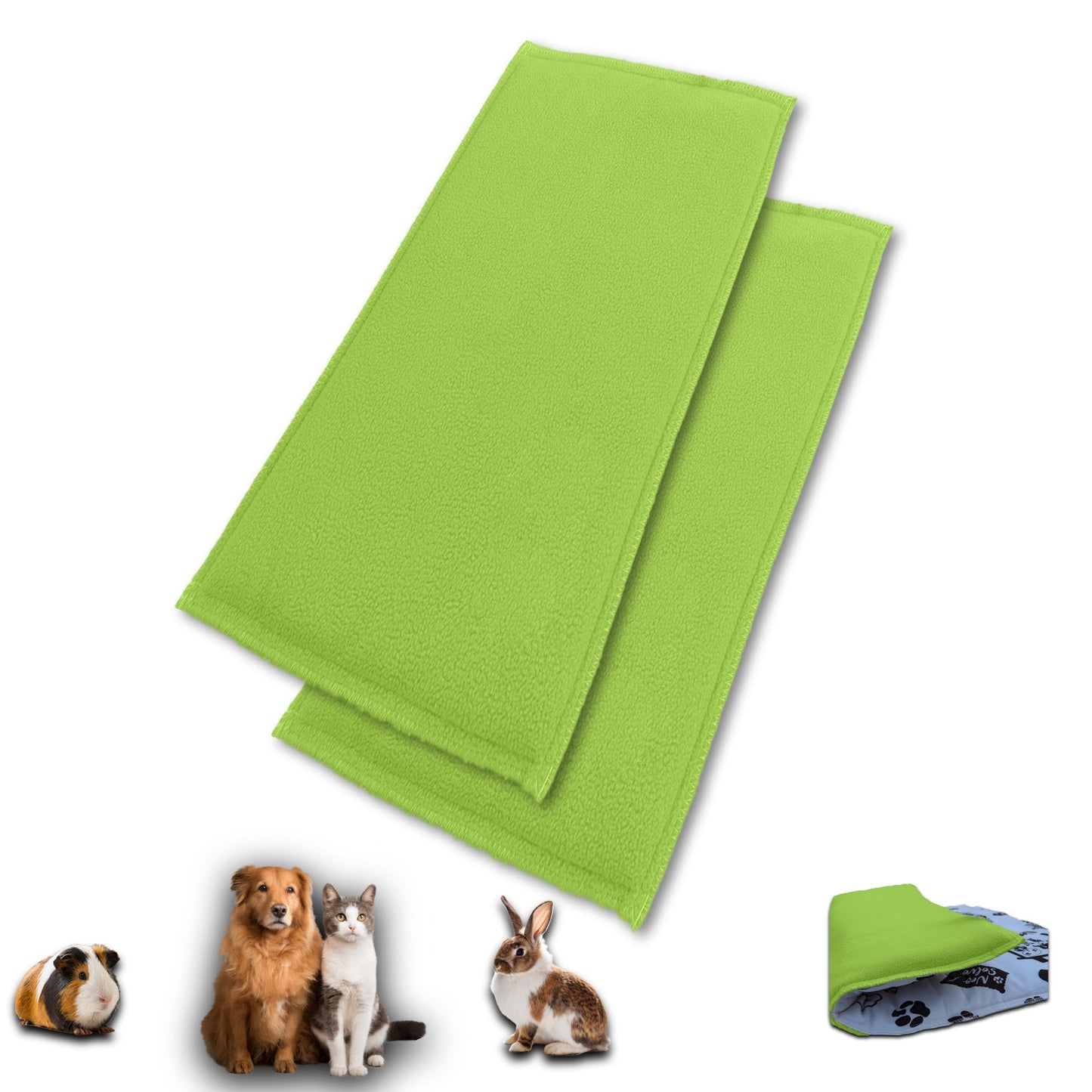 Bulk Discount: Fleece Playgrounds for Guinea Pig and Bunny - All in One, it's a Blanket, a Giant Tunnel, a House, a Cushion and a Bed - Available in multilples colors and sizes